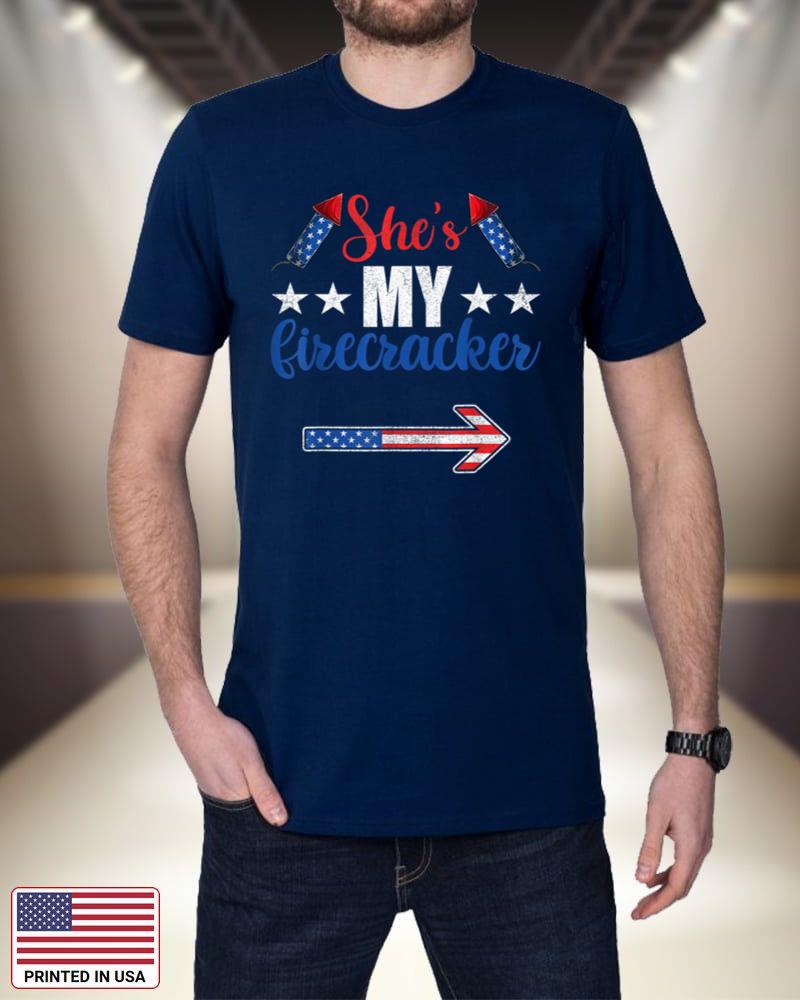 Couples Matching Fourth Of July Shirts, Sheu2019s My Firecracker_2 ilV8Y