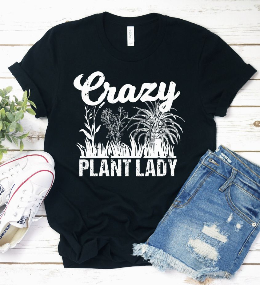 Crazy Plant Lady Vegan Shirt