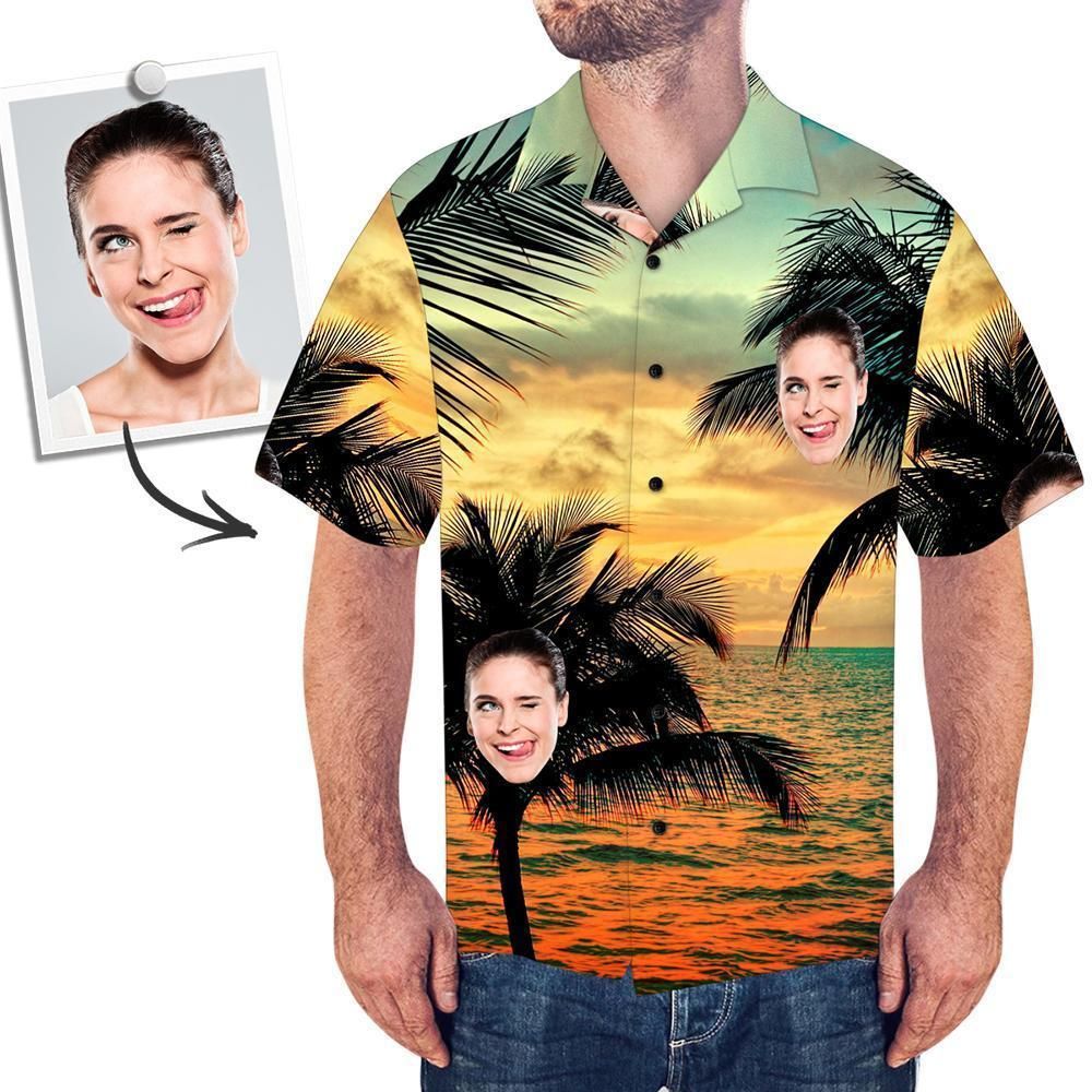 Custom Face On Shirt Hawaiian Shirt Anchor Big And Tall Hawaiian Shirts