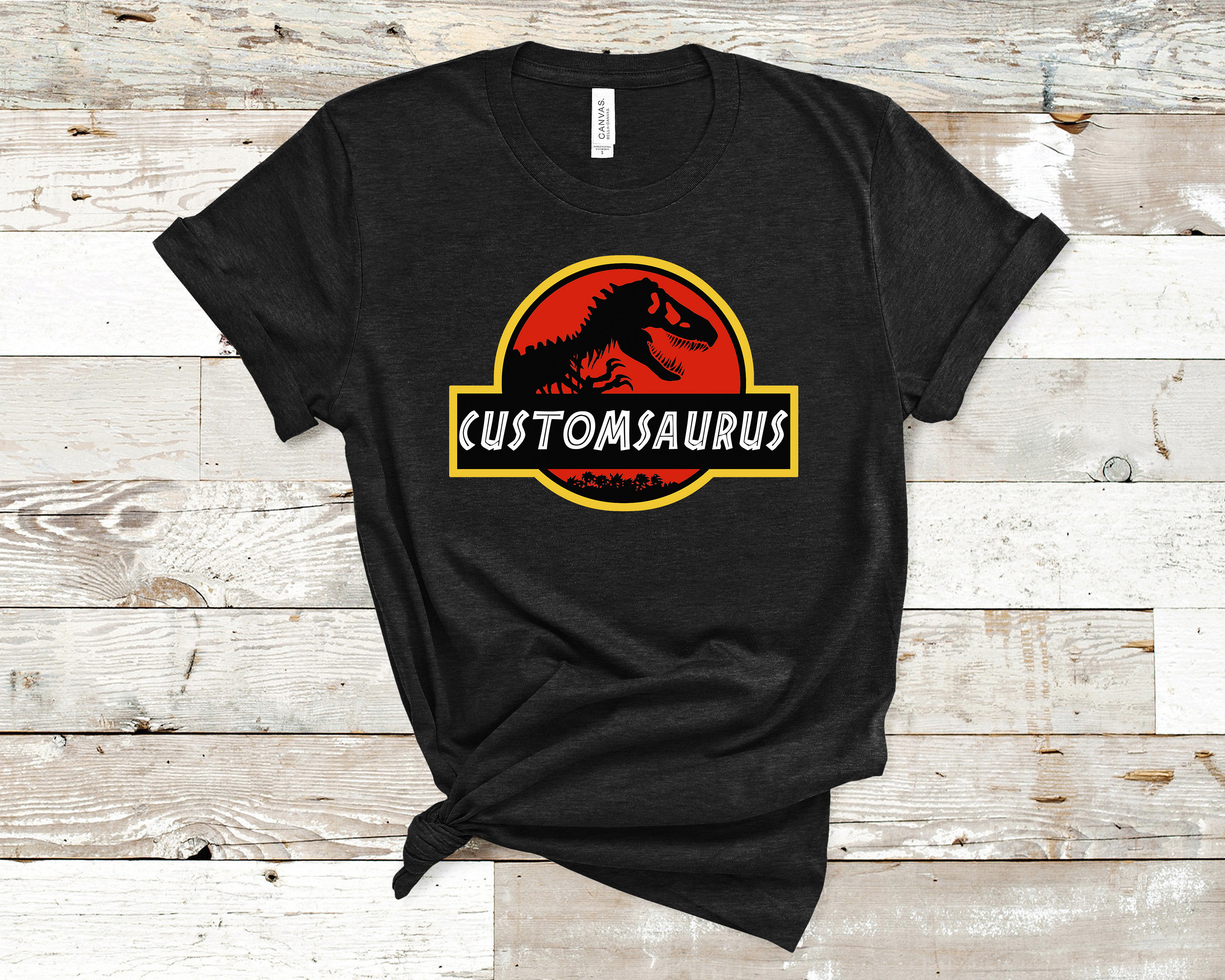 Custom Jurassic Park Shirt ,Jurassic Park Shirt ,Custom Dinosaur Shirt , custom dino Shirt , Personalized Jurassic Family Shirt-1