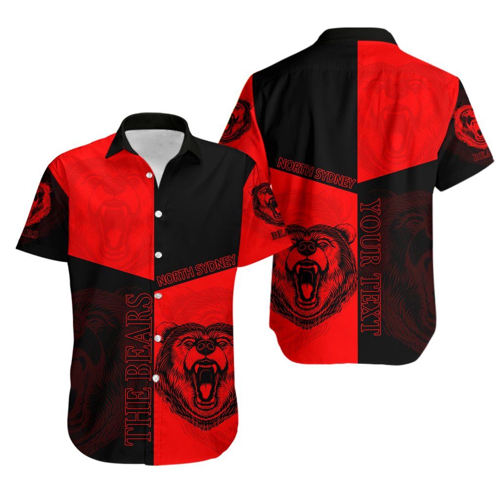 (custom Personalised)north Sydney Hawaiian Shirt The Bears Th4 Big And Tall Hawaiian Shirts