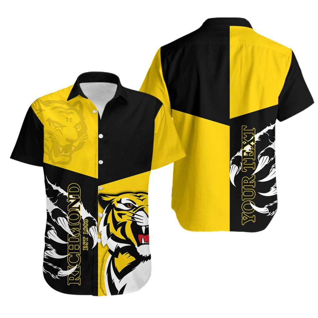 (custom Personalised)richmond Tigers Hawaiian Shirt Special Style Th4 Big And Tall Hawaiian Shirts