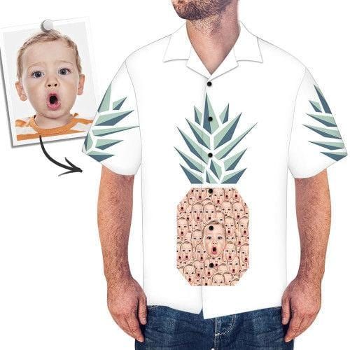 Customized Face Pineapple Hawaiian Aloha Shirts #DH