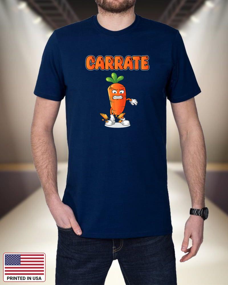 Cute Carrate Carrot Costume Funny Karate Vegetable Premium vVA8Z
