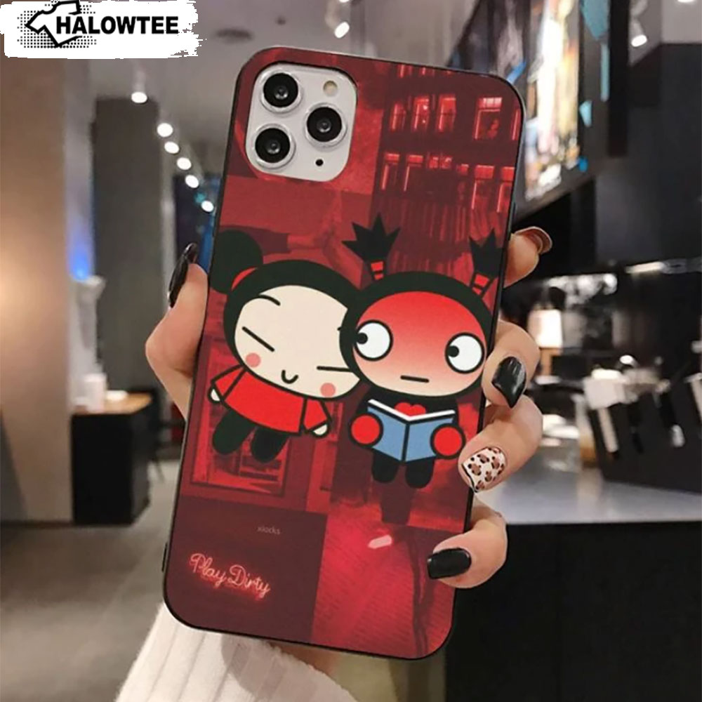 Cute Cartoon Pucca And Garu Pucca Funny Love Pucca Phone Case for Iphone and SamSung Pucca-06