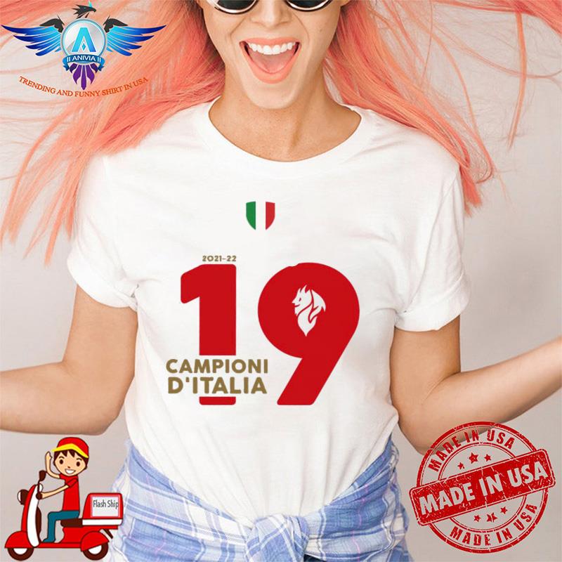 D’italia champions of Italy 2022 AC Milan campioni shirt