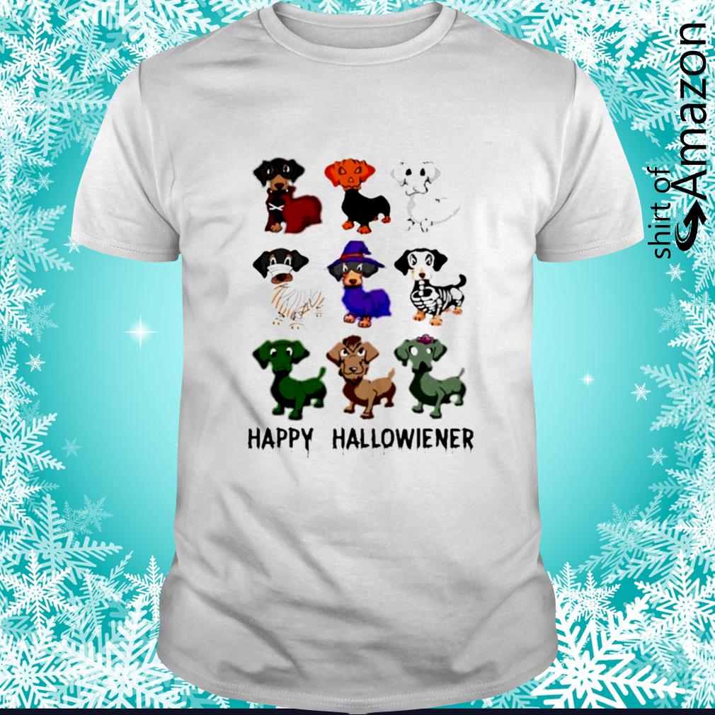 Dachshunds Witch Happy Halloween shirt