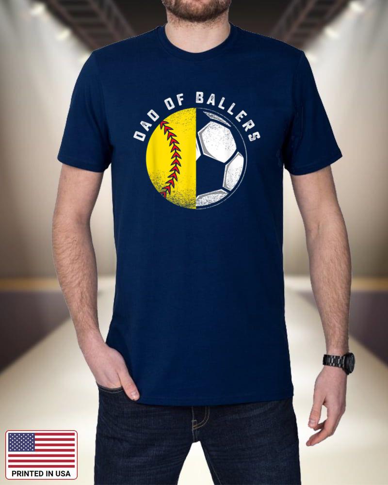 Dad Of Ballers Father Son Softball Soccer Player Coach Gift B7Qq9