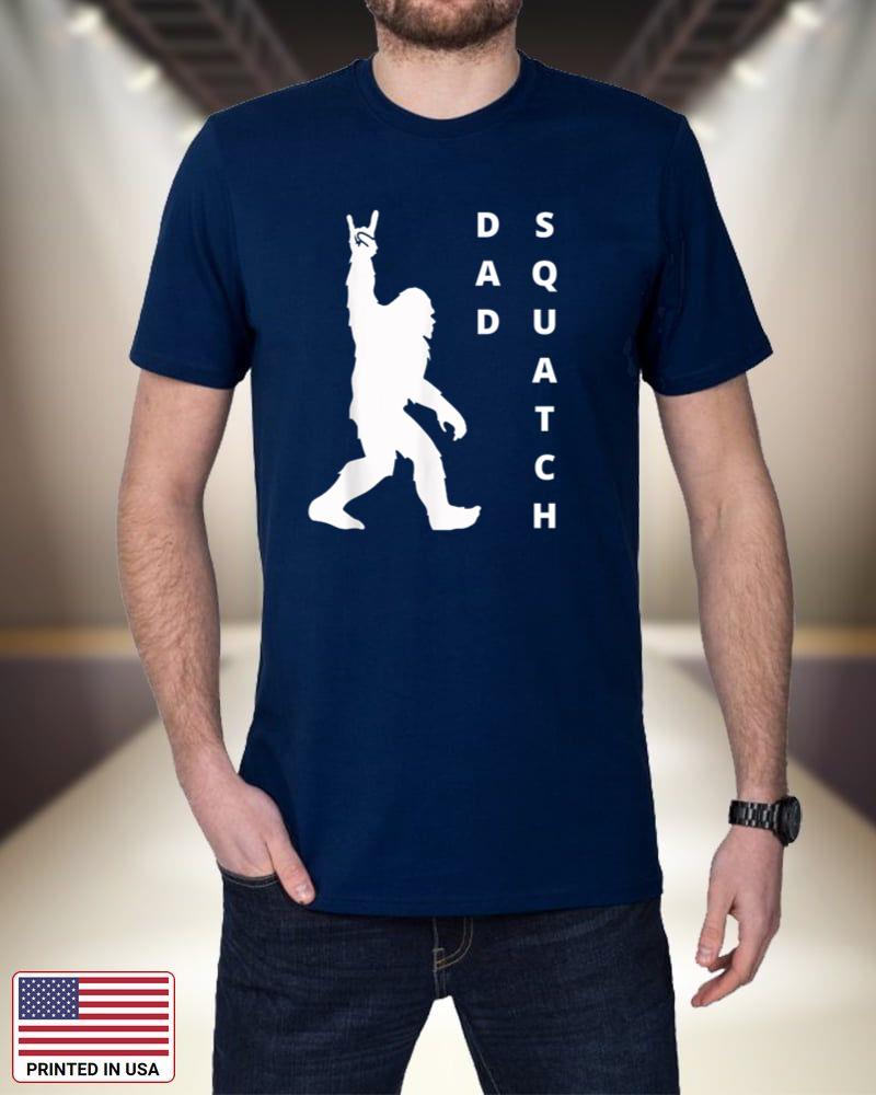 Dad Squatch Funny Father's Day Shirt Bigfoot Dad Graphic Tee IxPQQ