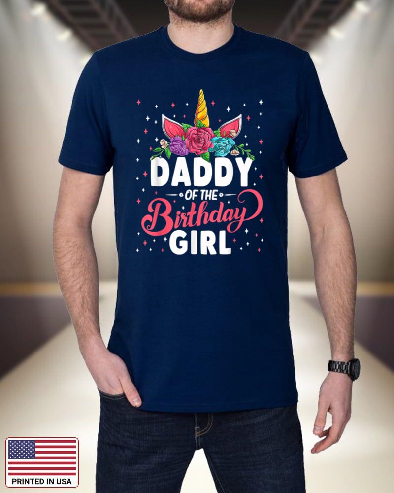 Daddy Of The Birthday Girl Father Gift Unicorn Birthday 8S4Id