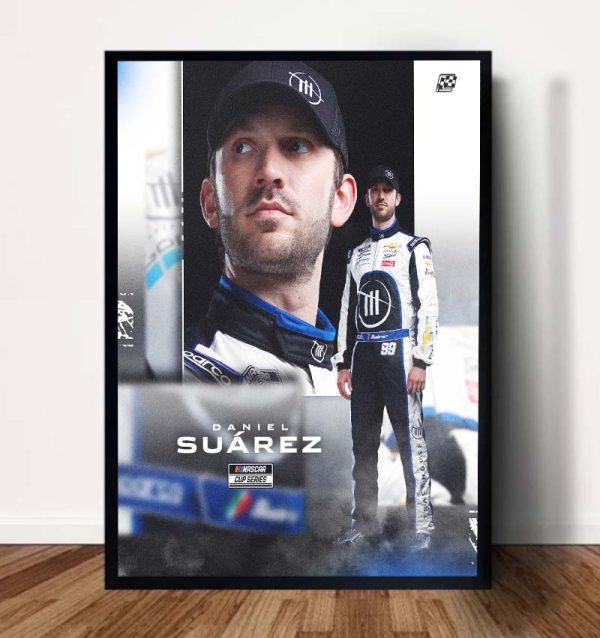 Daniel Suarez The First Mexican Driver To Win A NASCAR Cup Series Official Poster Canvas
