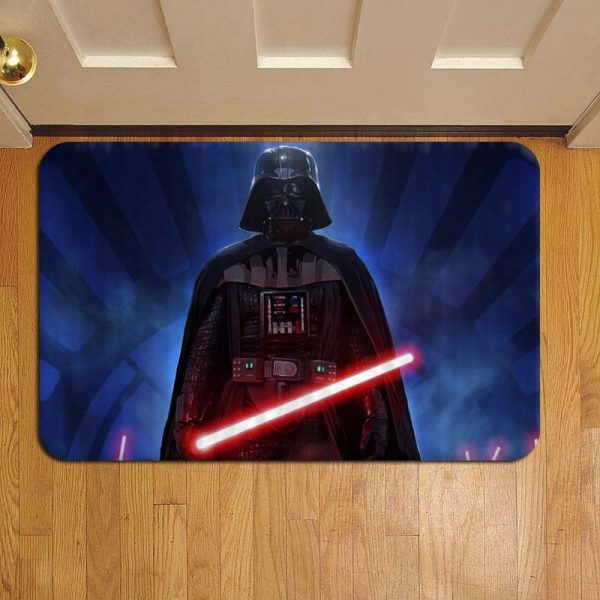 Darth Vader Sword Of Light Star Wars Doormat