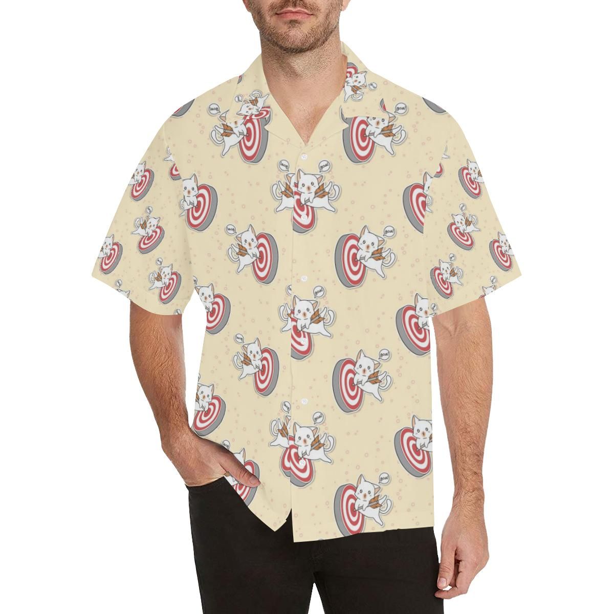 Darts Pattern Print Design 05 Men’s All Over Print Hawaiian Shirt (model T58)