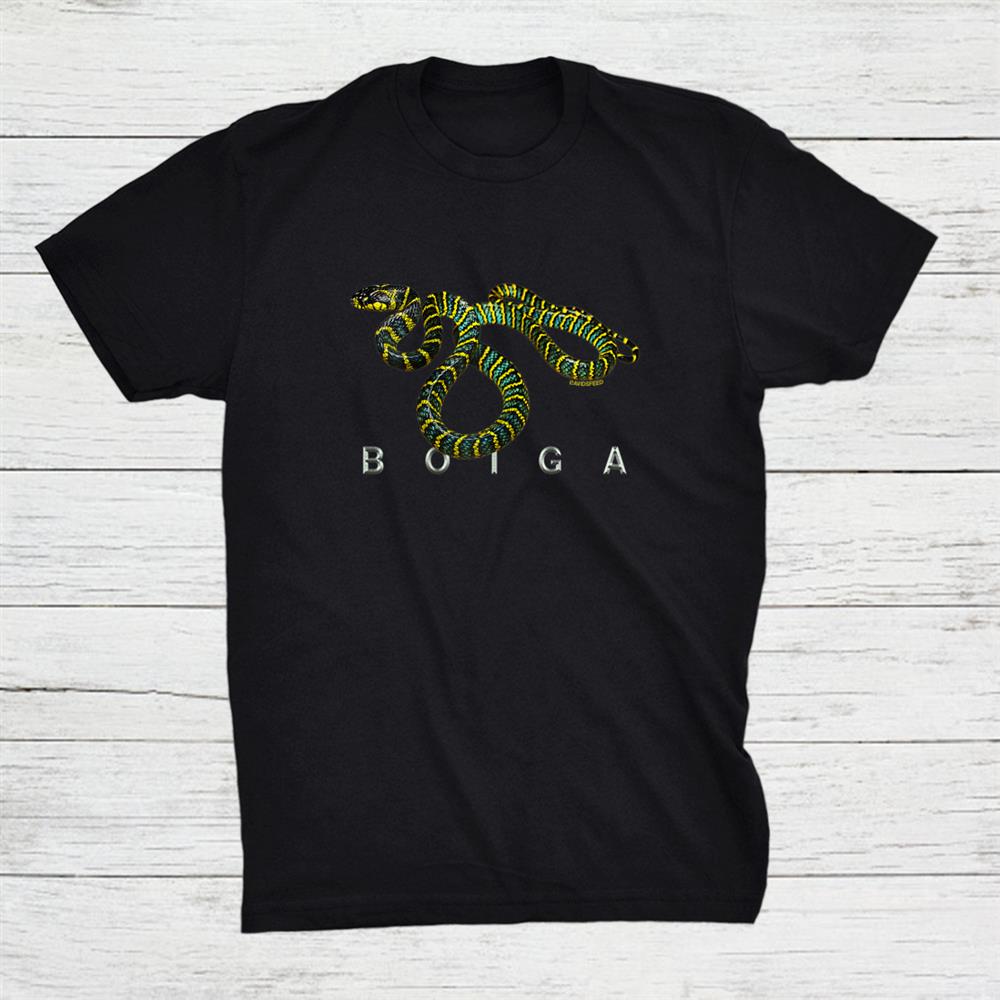 Davidsfeed Boiga Snake Reptile Animal Lover Shirt
