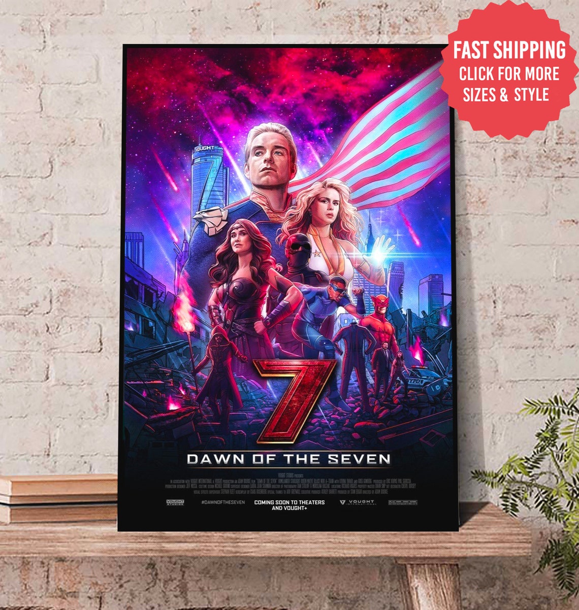Dawn Of The Seven Canvas Poster, Dawn Of The Seven new Poster, Wall Art Print Poster, 