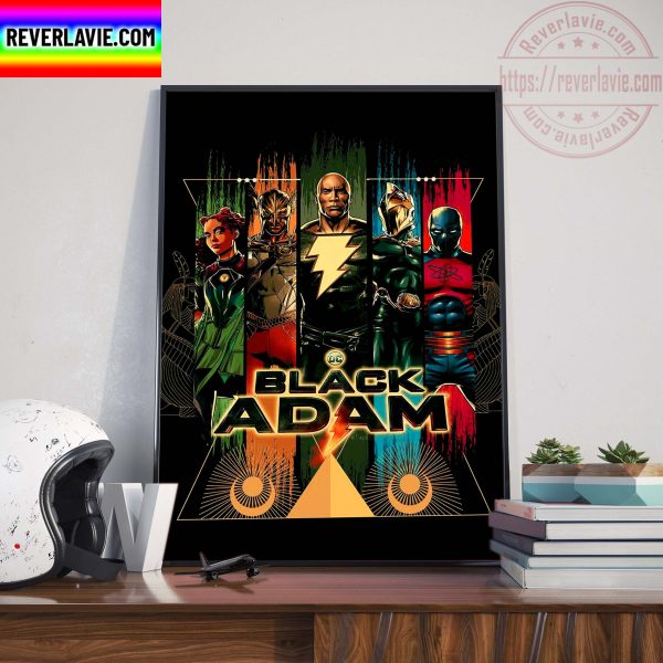 DC Comics Black Adam and the Justice Society of America Home Decor Poster Canvas