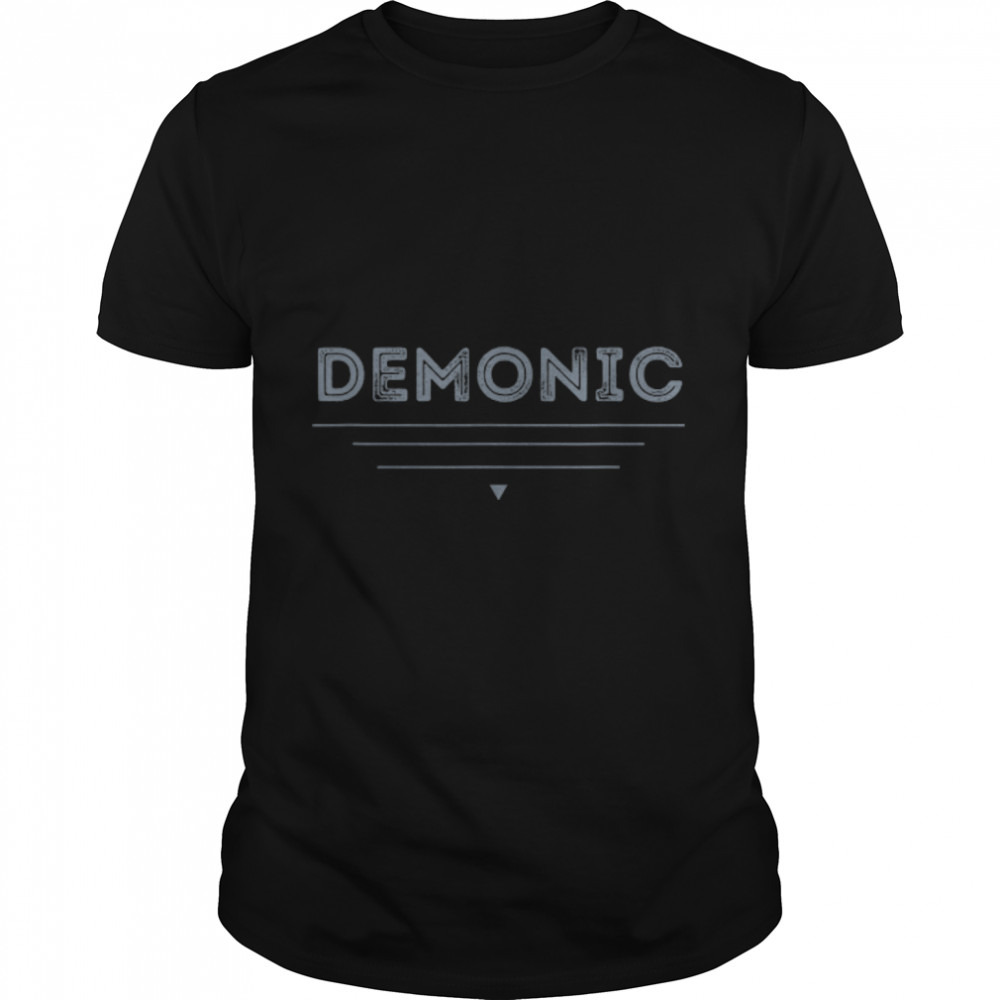 Death Metal Shirt Satanic DEMONIC Punk Rock Goth Concert T-Shirt B0B3FB1W99