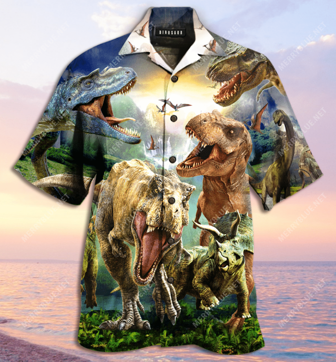 Dinosaur – I Am Roarsome Unisex Hawaiian Shirt