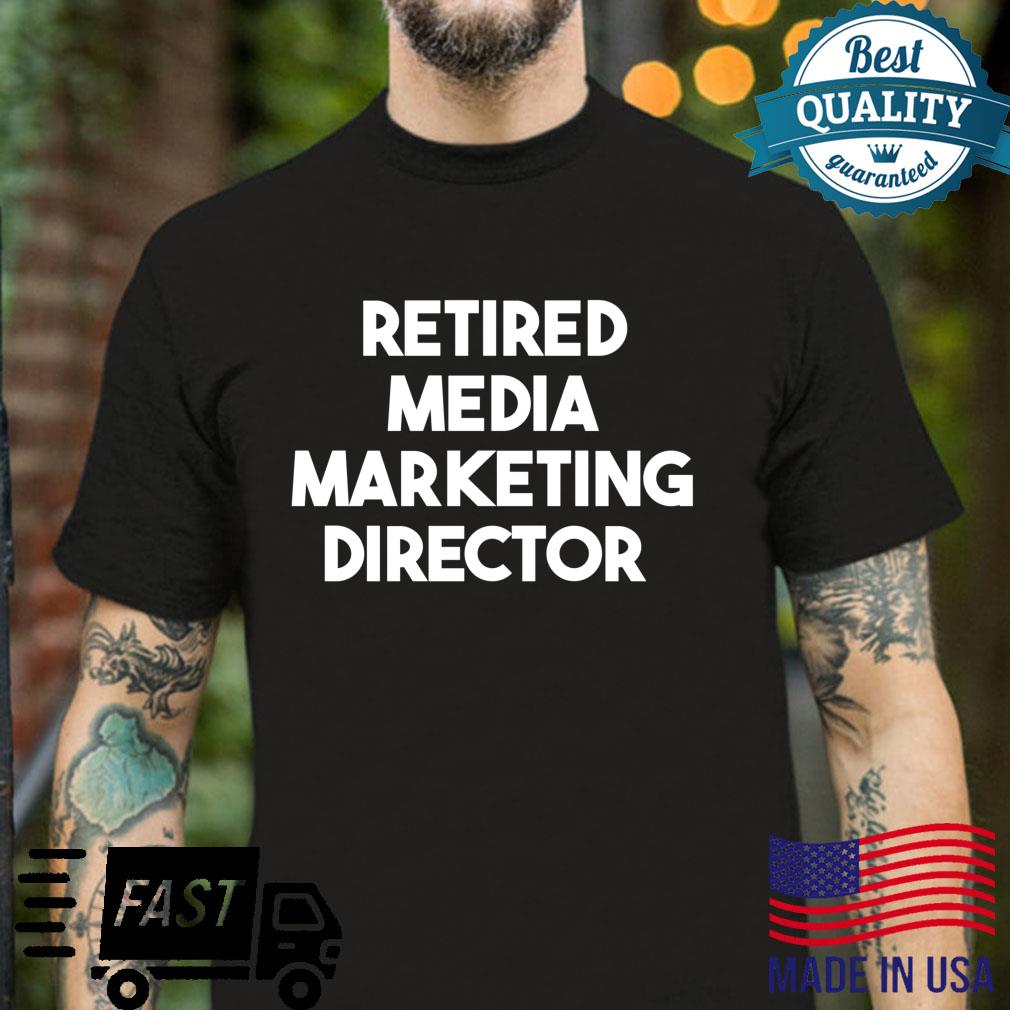 Direktor für Medienmarketing im Ruhestand Langarmshirt Shirt