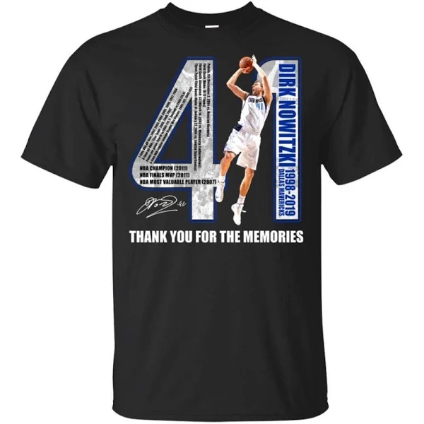 Dirk Nowitzki 41 Thank You for The Memories Shirt