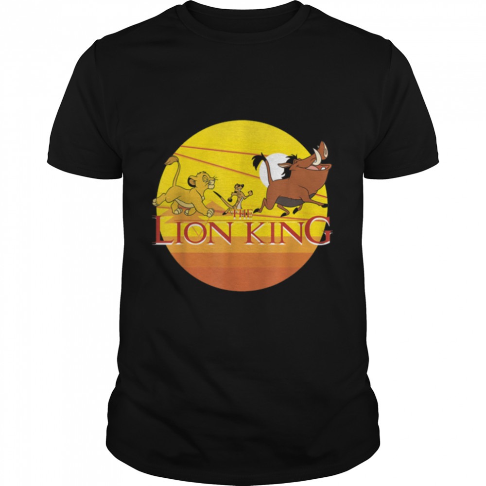 Disney Lion King Sunset Geometric Pride Graphic T-Shirt B07PDZJVL9