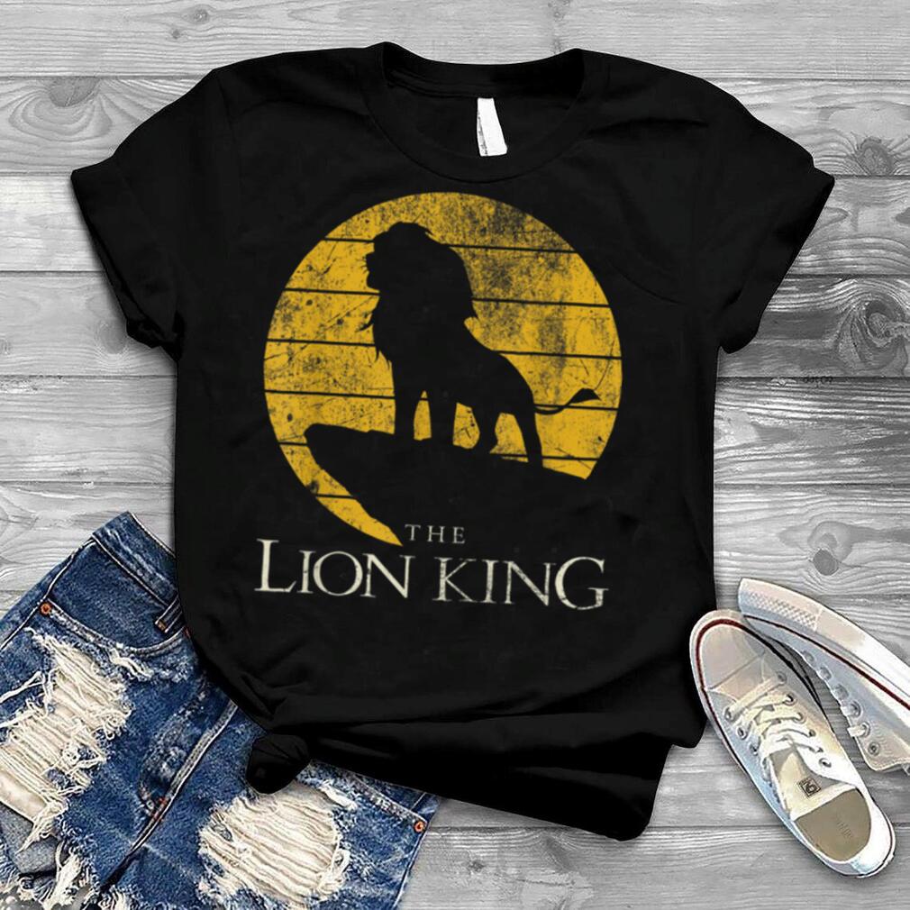 Disney Lion King Vintage Simba Pride Rock Graphic T Shirt