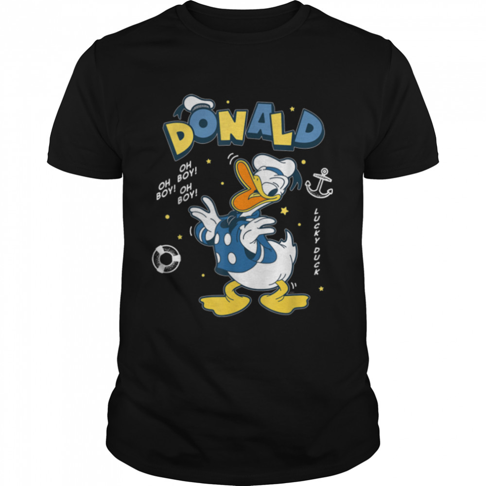 Disney Mickey and Friends Lucky Donald Duck T-Shirt B09WJVMYJ3