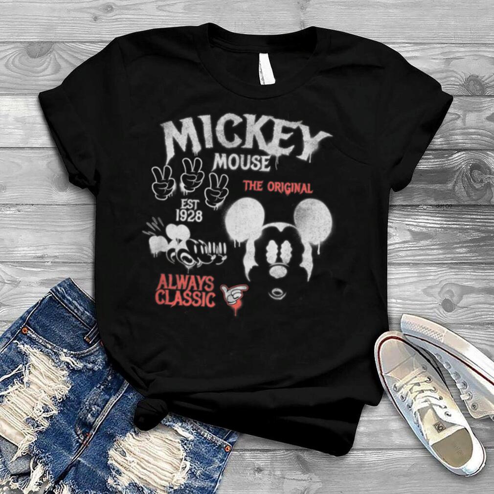 Disney Mickey Classic Mickey Spray Can Poster T Shirt