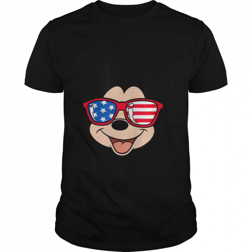 Disney Mickey Mouse Americana Sunglasses T-Shirt B07R7DXW18