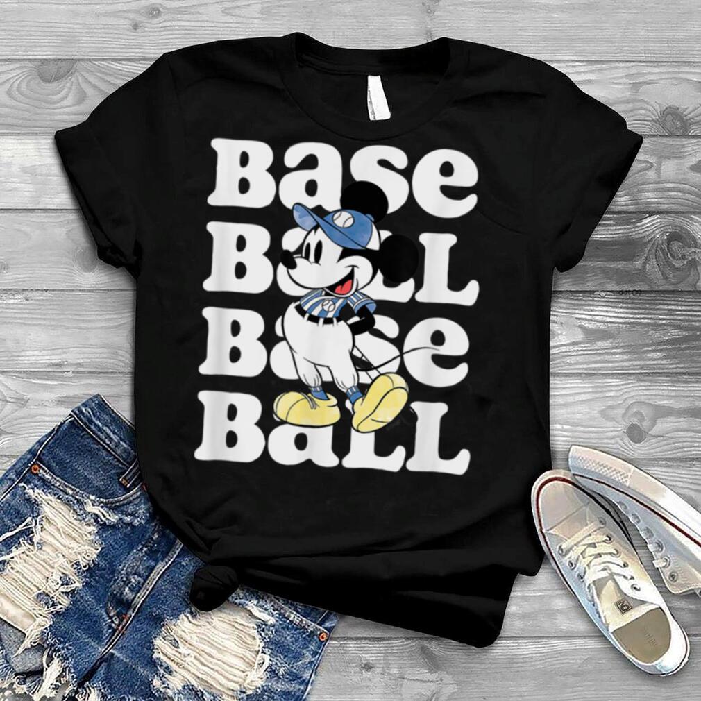 Disney   Mickey Stacked Baseball T Shirt
