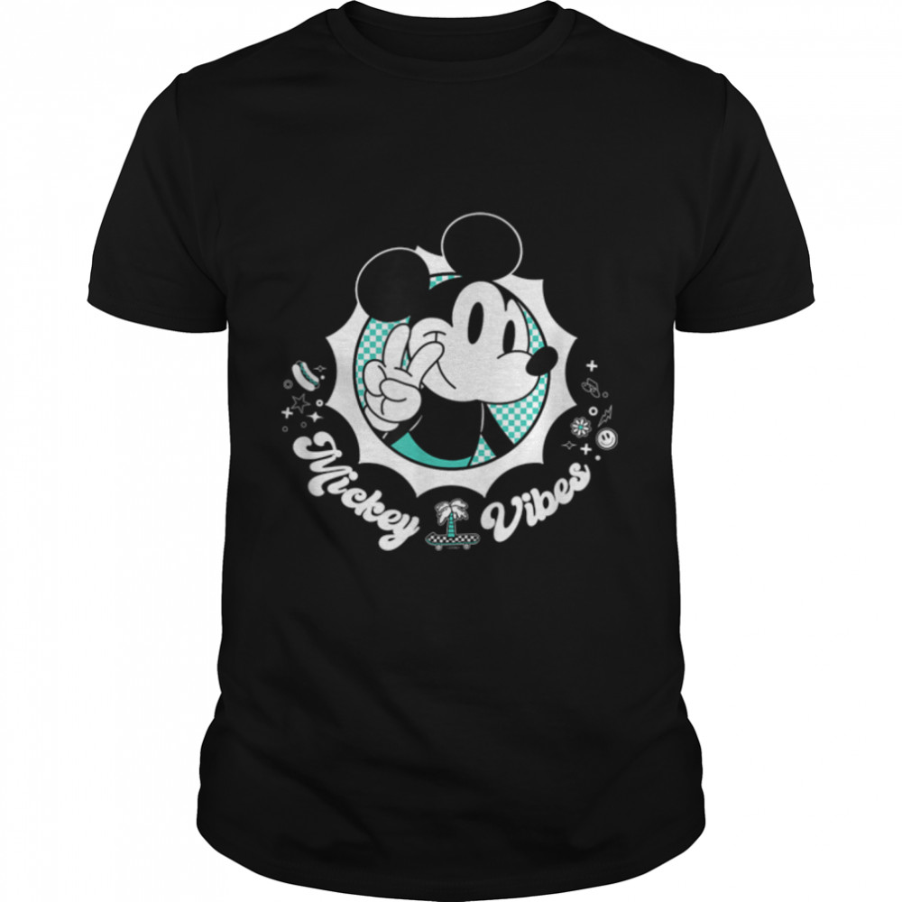 Disney Mickey Vibes Retro Cool T-Shirt B0B126123Y