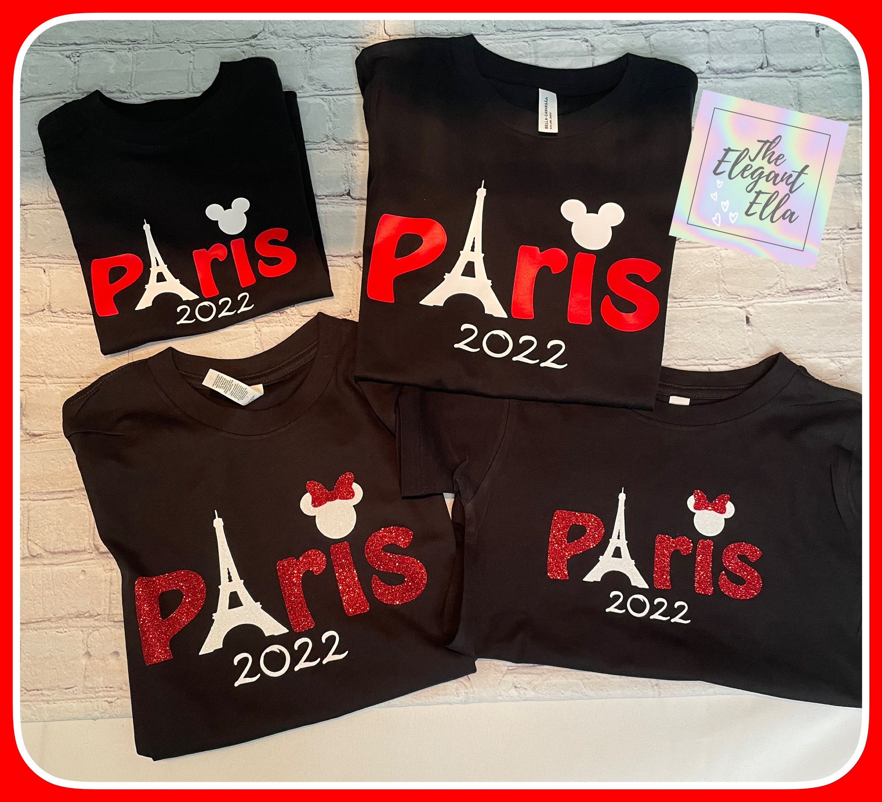 Disney Paris shirt, Paris Disney Family shirts, Paris Mickey and Minnie mouse shirts, paris family vacation shirts