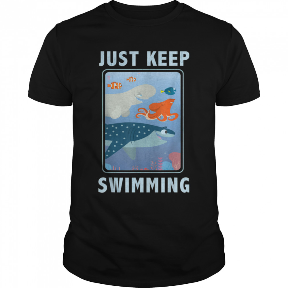 Disney Pixar Finding Dory Just Swim Together T-Shirt B07PGS5RZ6