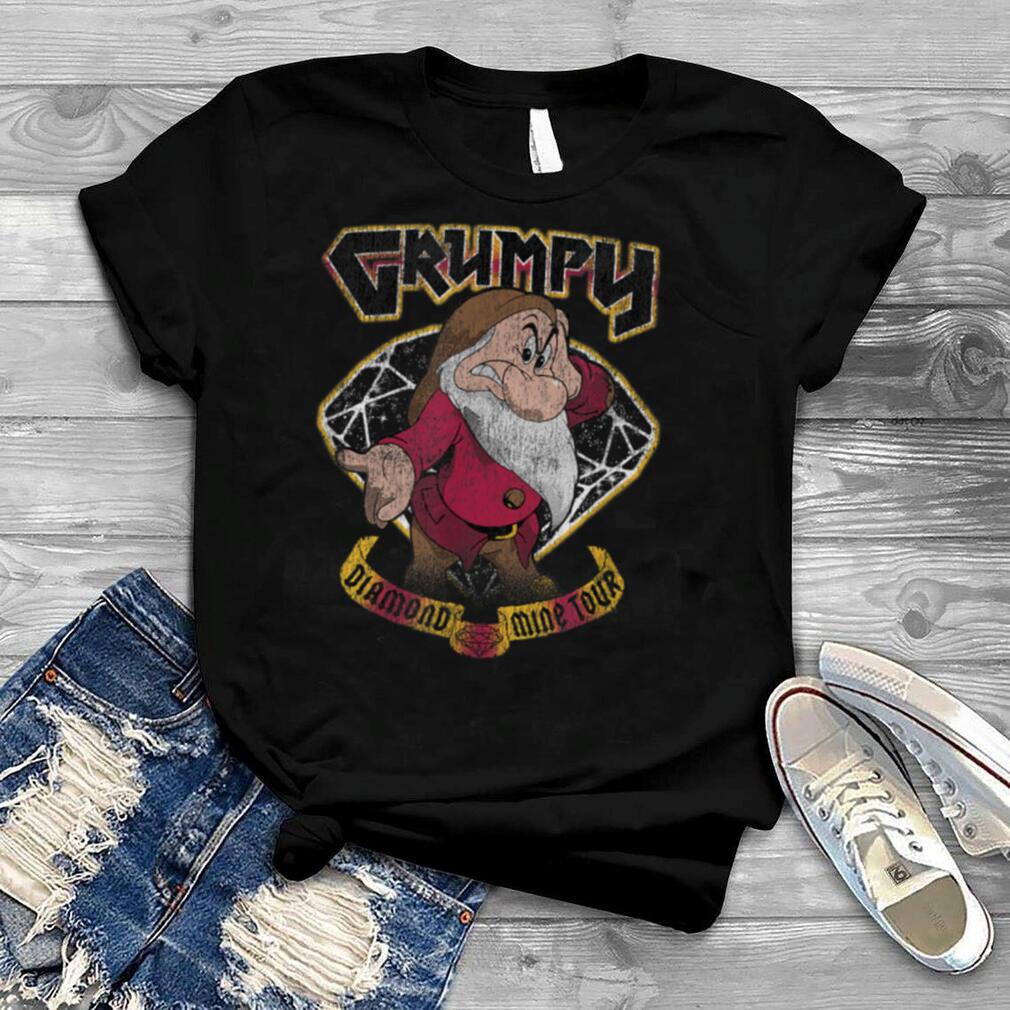 Disney Snow White Grumpy Diamond Mine Tour T Shirt