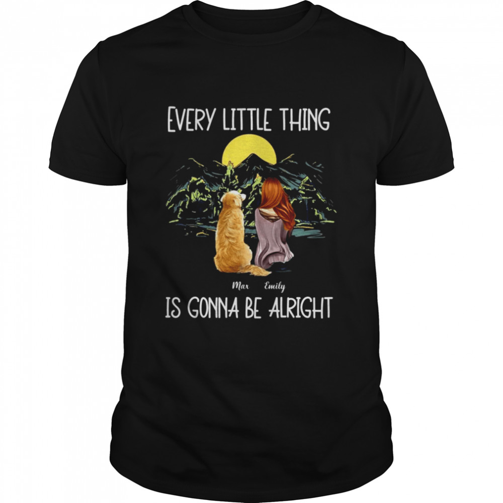 Dogs Shirt – Every little thing is gonna be alright Shirt