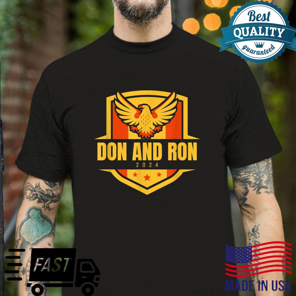 DON and RON 2024 Trump and DeSantis Make America Florida Shirt