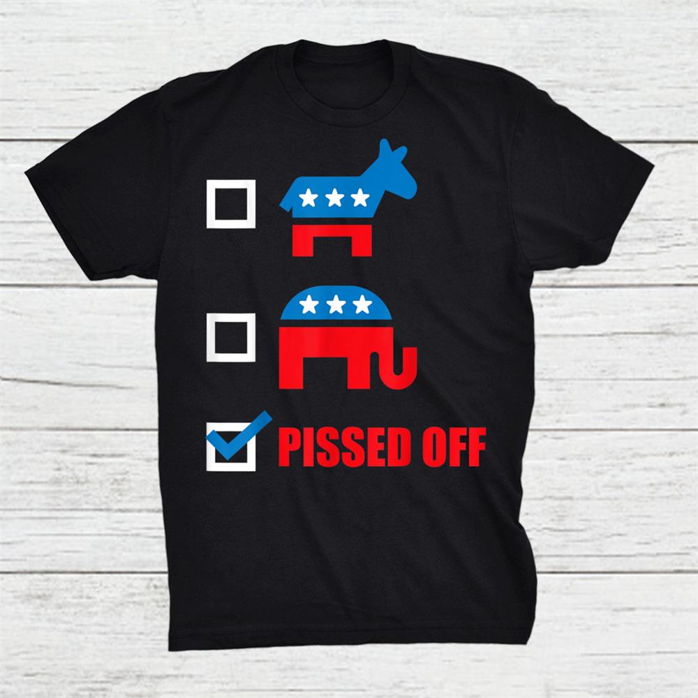 Donkey Elephant Pissed Off 2020 Election Trump Democrat Shirt