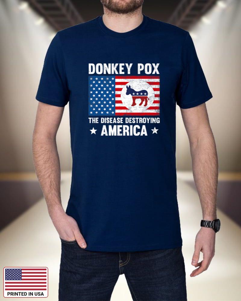 Donkey Pox The Disease Destroying America Funny Anti Biden Premium SpFYs
