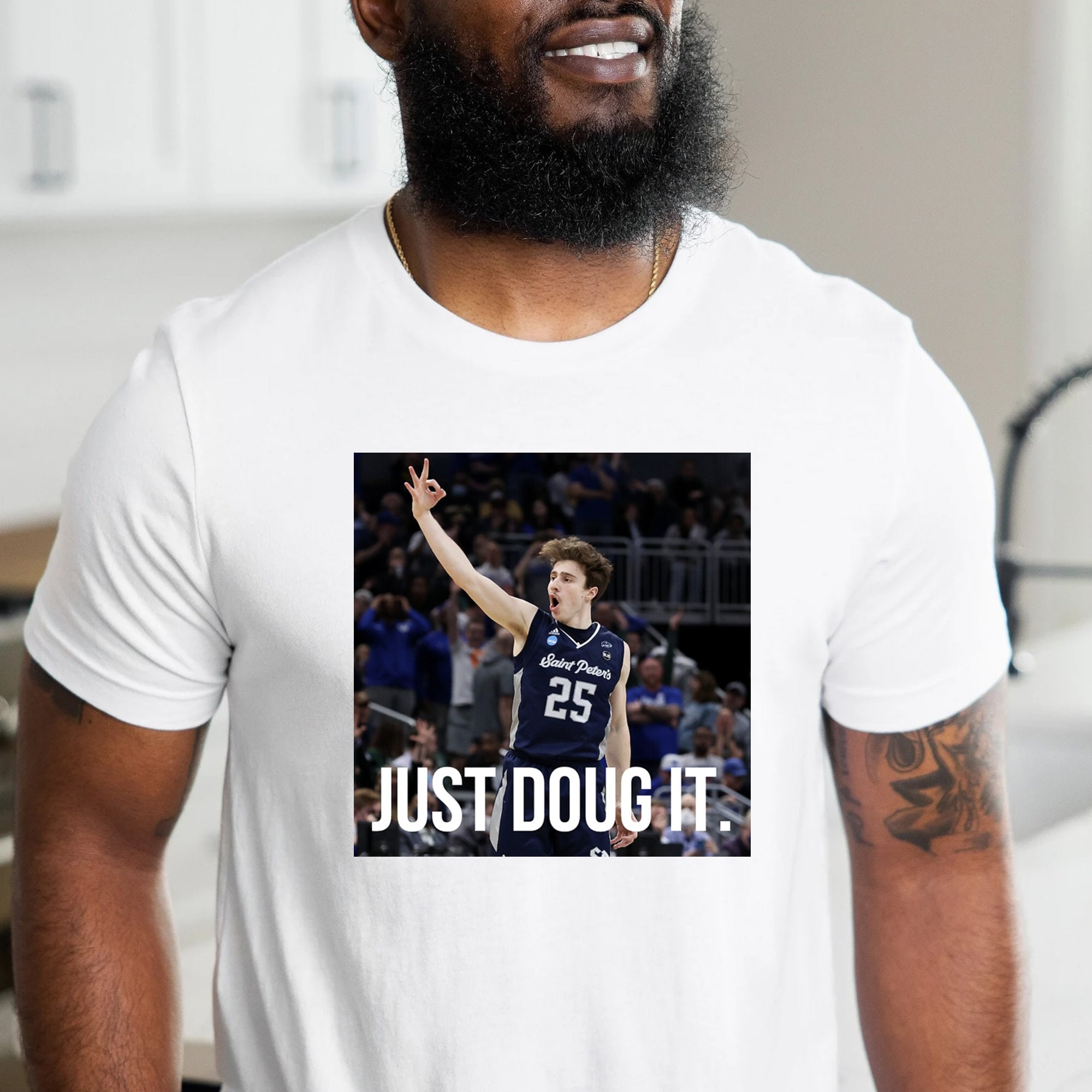 Doug Edert Just It Saint Peters Peacocks NCAA Shirt