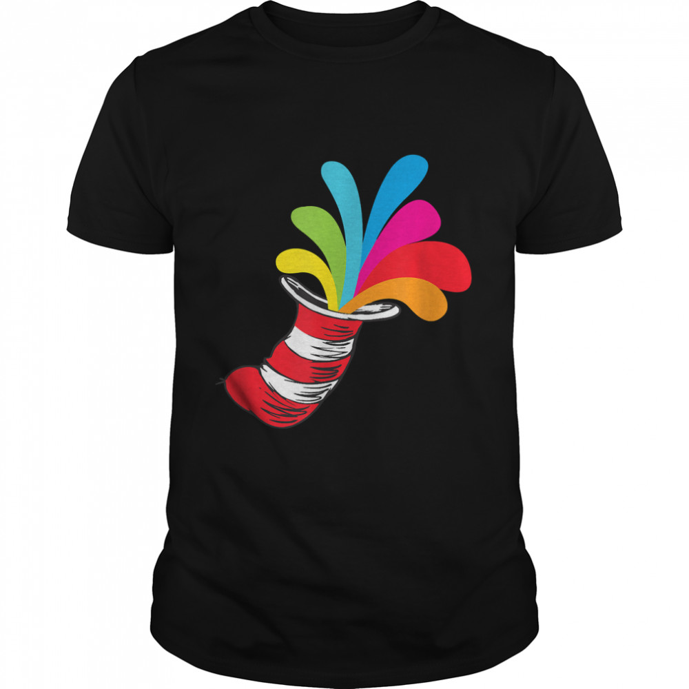 Dr. Seuss Hat Color Explosion T-Shirt