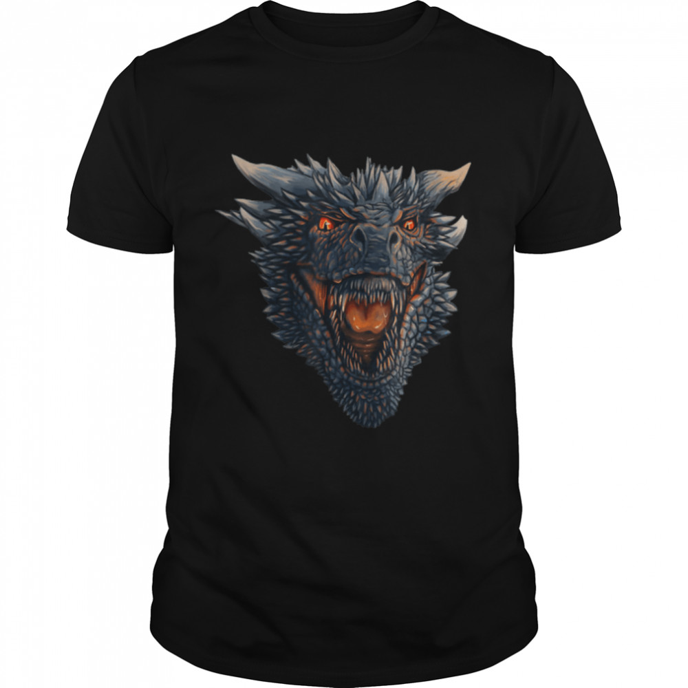 Dragon Head About To Blow Fire On His Enemies T-Shirt B09S8N9GF7