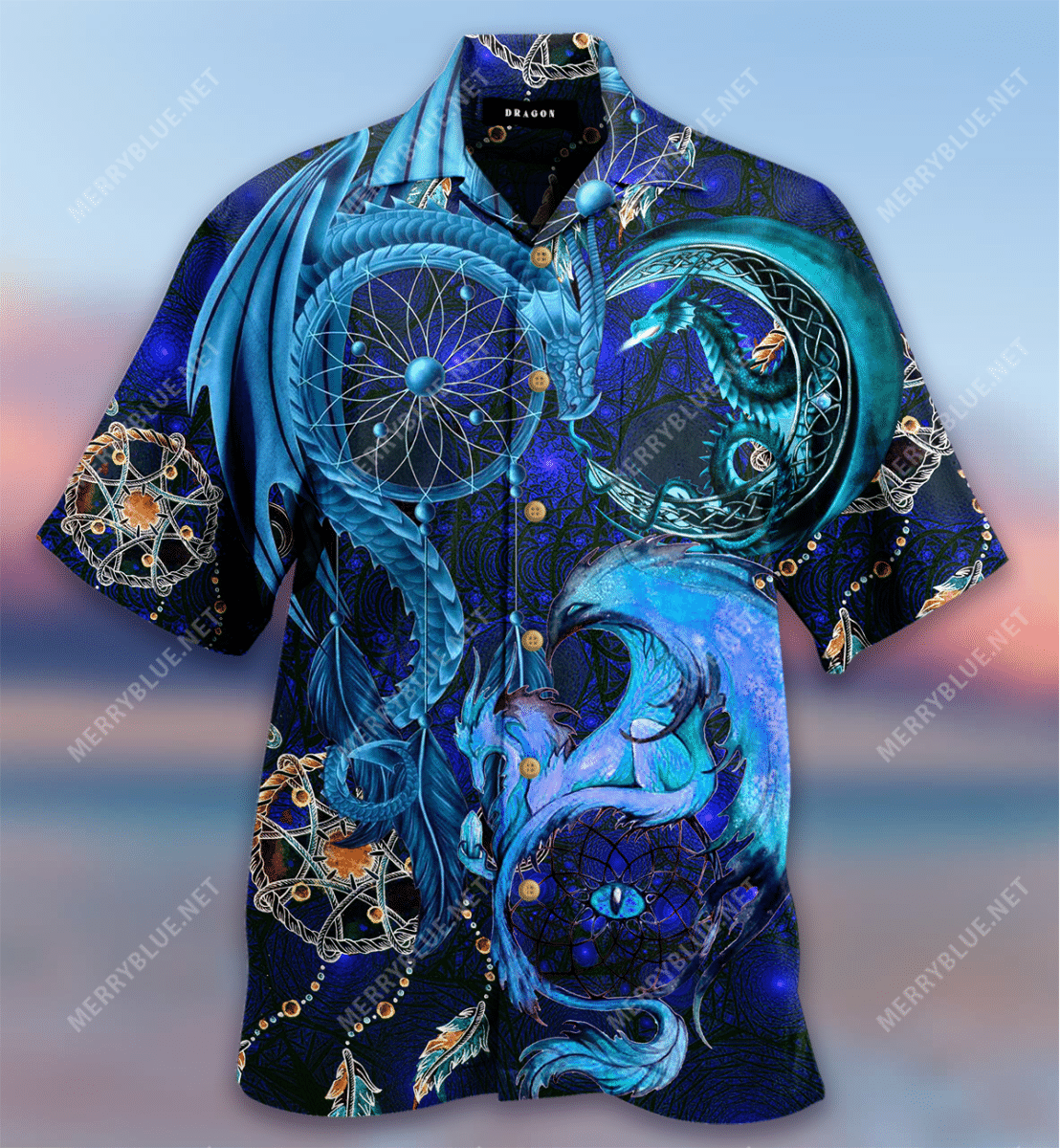 Dreamcatcher Dragon Hawaiian Shirt