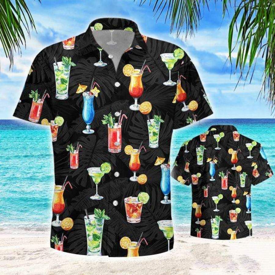 Drinking Juice Hawaiian Shirts