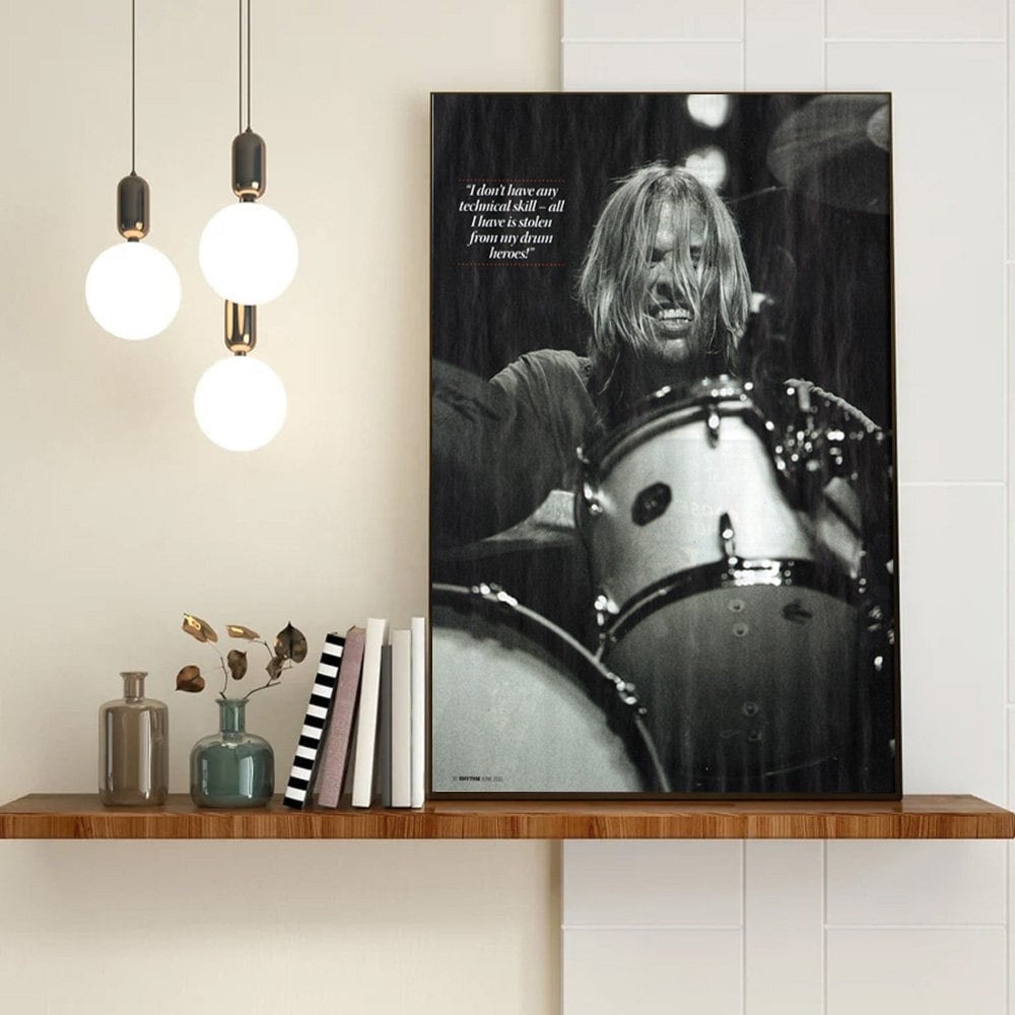 Drummer Taylor Hawkins 1972-2022 Poster