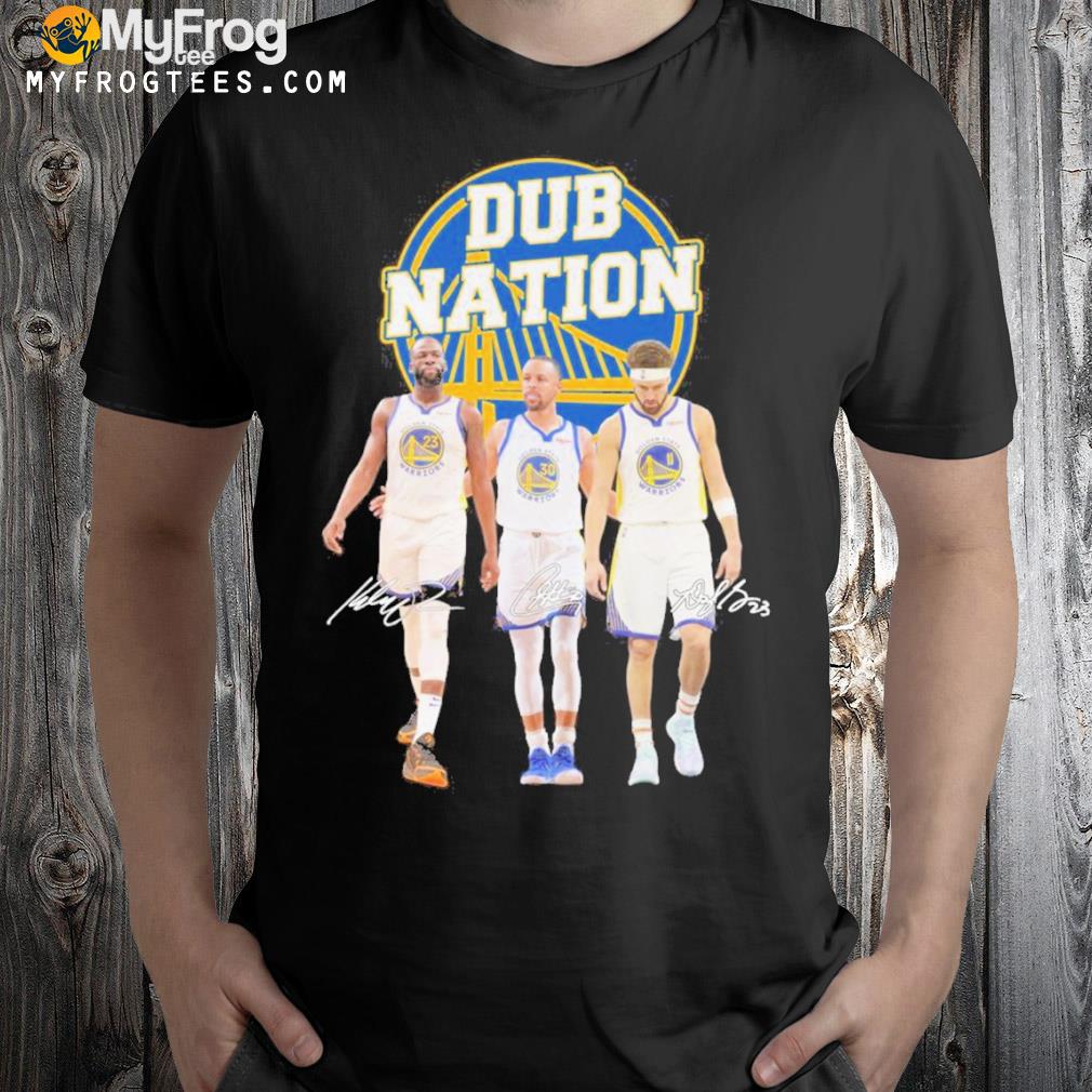 Dub nation thompson 11 and curry 30 and green 23 shirt