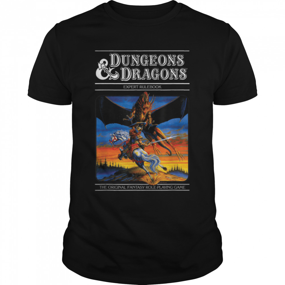 Dungeons & Dragons Vintage Expert Rulebook T-Shirt B09RXWGXND