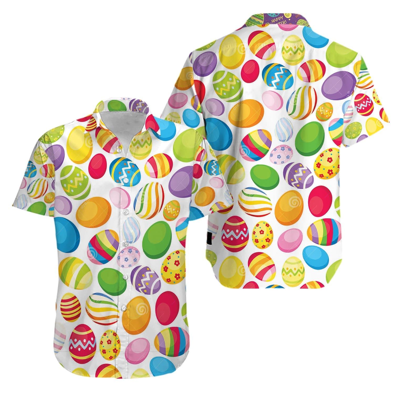 Easter Day Bunny Egg so cute Hawaiian Aloha Shirts #V