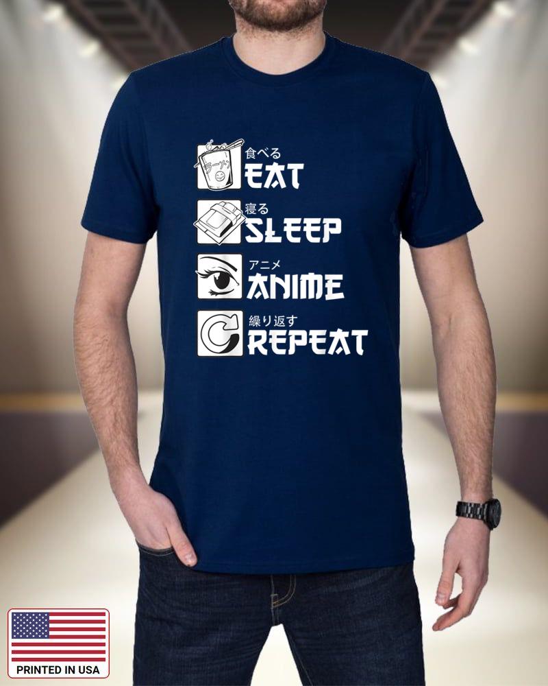 Eat Sleep Anime Repeat Shirt, Anime Manga Shirts Gifts 7ip2k