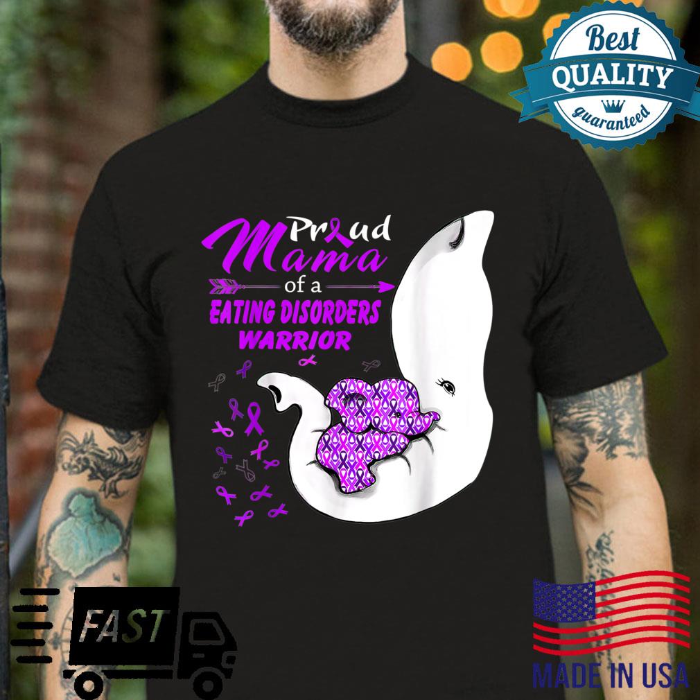 Eating disorders Awareness Elephant Ribbon Shirt