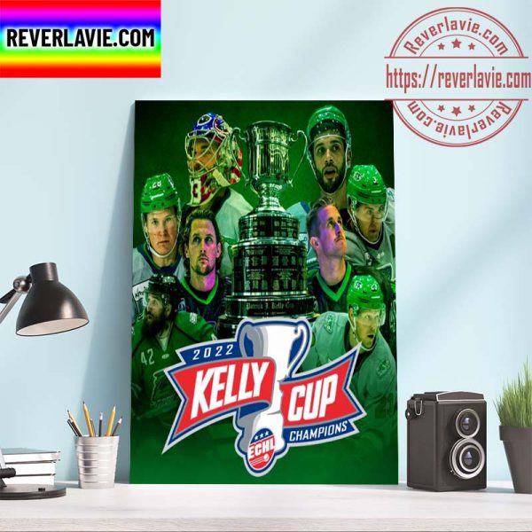 ECHL 2022 Kelly Cup Champions Florida Everblades Are Champs Home Decor Poster Canvas